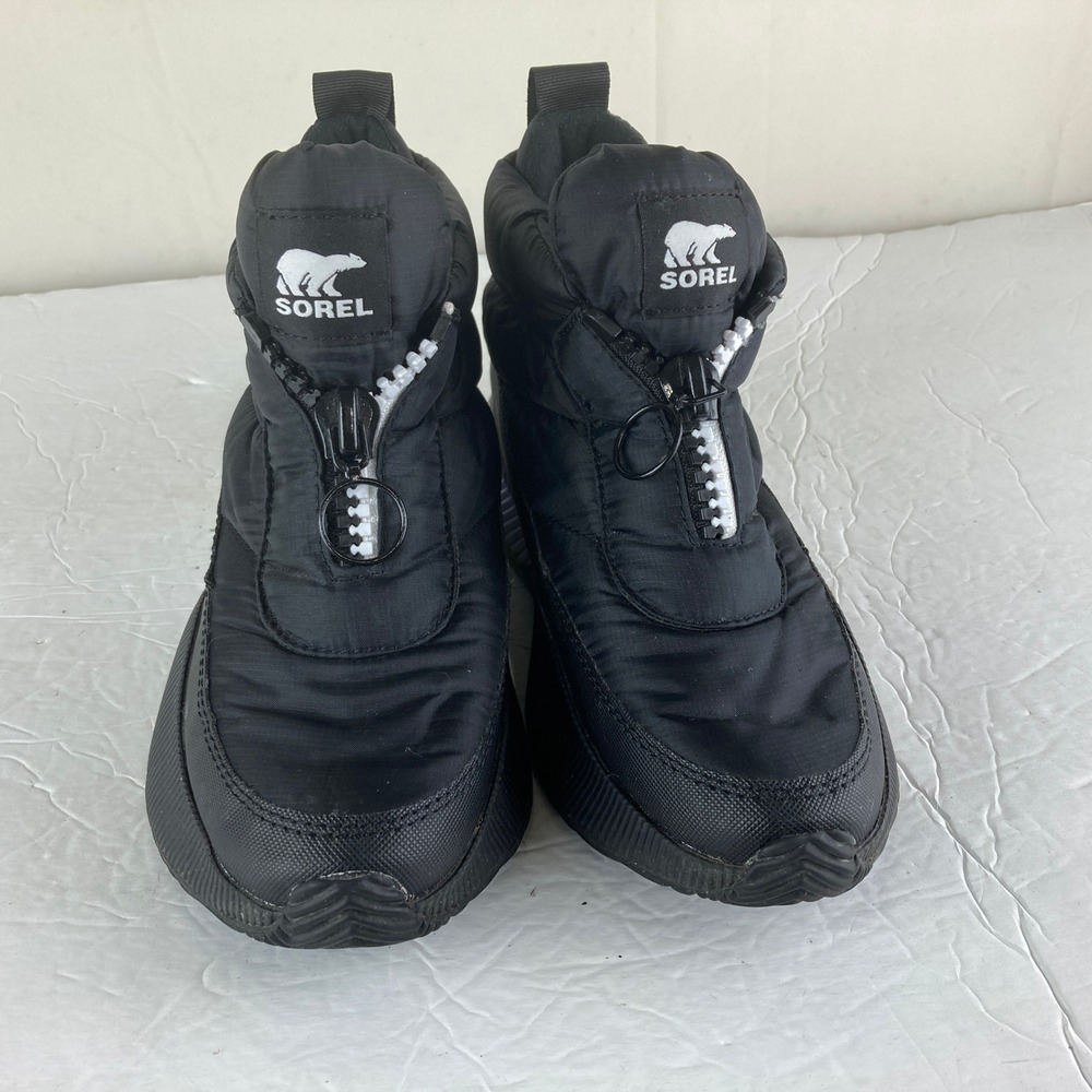 Sorel Out N About Puffy Zip Women 6 Waterproof Puffer Boots Sneaker Gorpcore - Picture 3 of 9